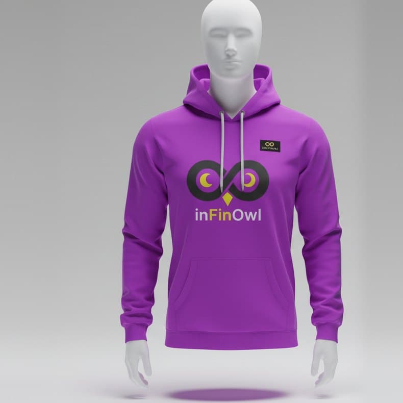 Signature Logo Hoodie — Violet