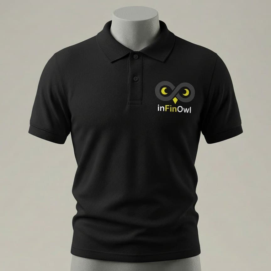 Original inFinOwl Golf Polo — Black